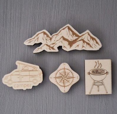 Kühlschrankmagneten Set 1 "Outdoor Abenteuer"